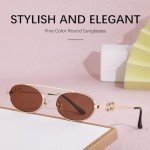 Personalized Oval Metal Sunglasses for Every Adventure