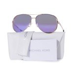 Michael Kors Chelsea Aviator Sunglasses with Eyewear Kit