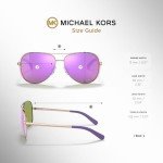 Michael Kors Chelsea Aviator Sunglasses with Eyewear Kit