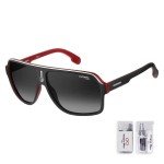 Carrera CA1001/S Matte Black Aviator Sunglasses Bundle