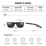 MERRY'S Polarized Sports Sunglasses for Outdoor Activities