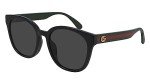 Gucci Women's Cat Eye Sunglasses in Black-Green-Grey