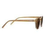 Peepers Boho Polarized Round Amber Sunglasses