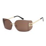 Trendy Rimless Y2K Shield Sunglasses for All