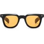 Trendy Black Square Sunglasses for Men and Women