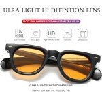 Trendy Black Square Sunglasses for Men and Women