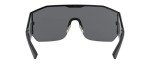 Versace Men's Black Frame Sunglasses with Grey Lenses