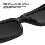 Baililai Black Polarized UV Protection Sunglasses