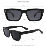 Baililai Black Polarized UV Protection Sunglasses