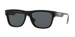 Burberry BE4293 Black Polarized Square Sunglasses Bundle