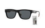 Burberry BE4293 Black Polarized Square Sunglasses Bundle