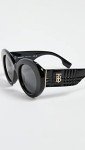 Burberry Women's Margot Sunglasses - Black/Dark Grey