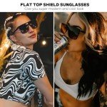 Trendy Oversized Polarized Square Sunglasses for All