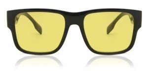 BURBERRY Knight BE 4358 Black/Yellow Sunglasses