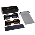 Retro Oval Polarized Sunglasses for Stylish Women & Men