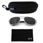 J+S Classic Polarized Aviator Sunglasses for All