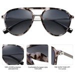 SOJOS Retro Aviator Polarized Sunglasses for Everyone