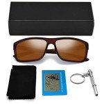 Polarized Vintage Rectangular Sunglasses for Men/Women