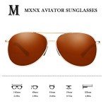 Men's & Women's Polarized Aviator Sunglasses - MX208