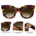 Oversized Retro Cat Eye Designer Sunglasses for Women