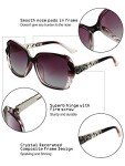 Women’s Vintage Oversized Polarized Sunglasses - 3 Pack