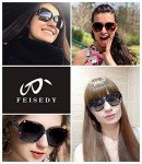 FEISEDY Women's Polarized Square Sunglasses B2289