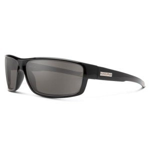 Suncloud Polarized Sunglasses - Black Frame, Gray Lens