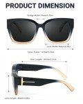 Myiaur Oversized Polarized Sunglasses for Women