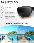 Myiaur Oversized Polarized Sunglasses for Women