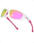 Polarized Mirrored Sports Sunglasses for UV Protection