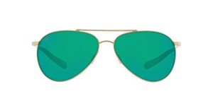 Costa Del Mar Women's Gold Sunglasses with Green Lenses