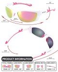 Polarized Mirrored Sports Sunglasses for UV Protection