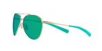 Costa Del Mar Women's Gold Sunglasses with Green Lenses