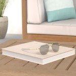 Gleyemor Polarized Square Aviator Sunglasses for Men