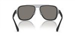 Versace Men's Black Frame Sunglasses with Grey Lenses