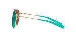 Costa Del Mar Women's Gold Sunglasses with Green Lenses