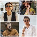 Gleyemor Polarized Square Aviator Sunglasses for Men