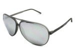 Porsche Design P8595 Gray/Mirrored Pilot Sunglasses