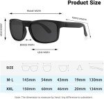 MAXJULI Polarized UV400 Sunglasses for All Activities