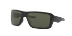 Oakley Men's Double Edge Rectangular Sunglasses, Matte Black
