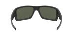 Oakley Men's Double Edge Rectangular Sunglasses, Matte Black
