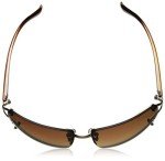 Vera Oval Gold/Brown Designer Sunglasses for Women