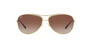 Ray-Ban Gold Metal Pilot Sunglasses - 63mm