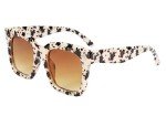 FEISEDY Vintage Oversized Square Designer Sunglasses