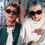 Trendy Polarized Black Oval Sunglasses for All