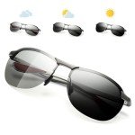Men's Photochromic Polarized Aviator Sunglasses