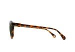 RAEN Remmy Retro Round Sunglasses with Green Lenses