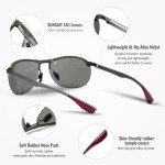 Men's Photochromic Polarized Aviator Sunglasses