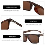 ZENOTTIC Polarized Square Sunglasses for Men