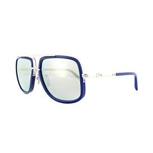Dita Mach-One Sunglasses, Blue Silver Frame 59mm